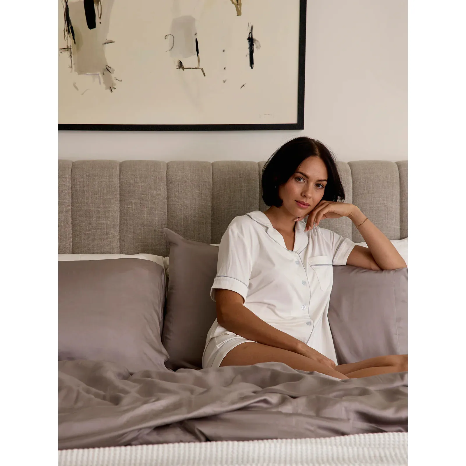 Cozy Earth Bamboo Fitted Sheet Available in Queen and King Sizes - Image 30