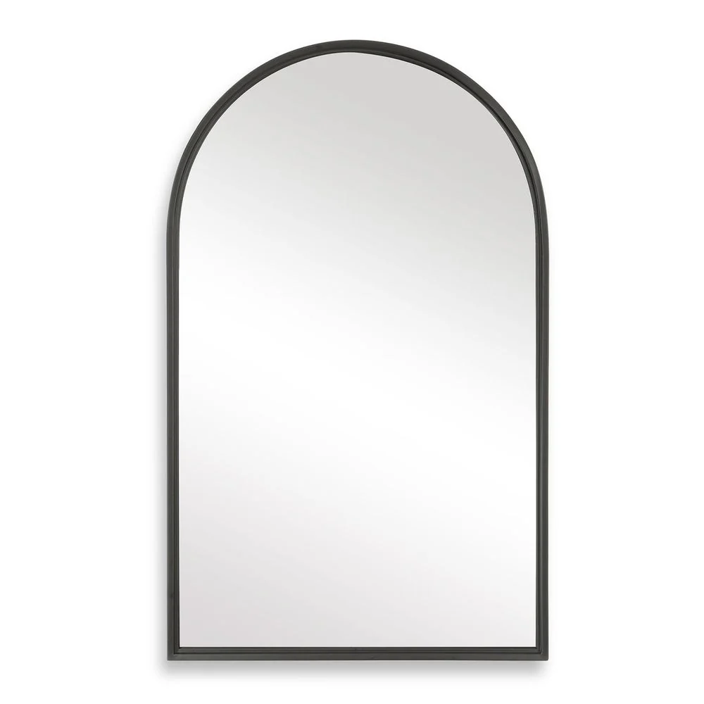 Casa Bella Living Simple Matte Black Arch Mirror - Image 3