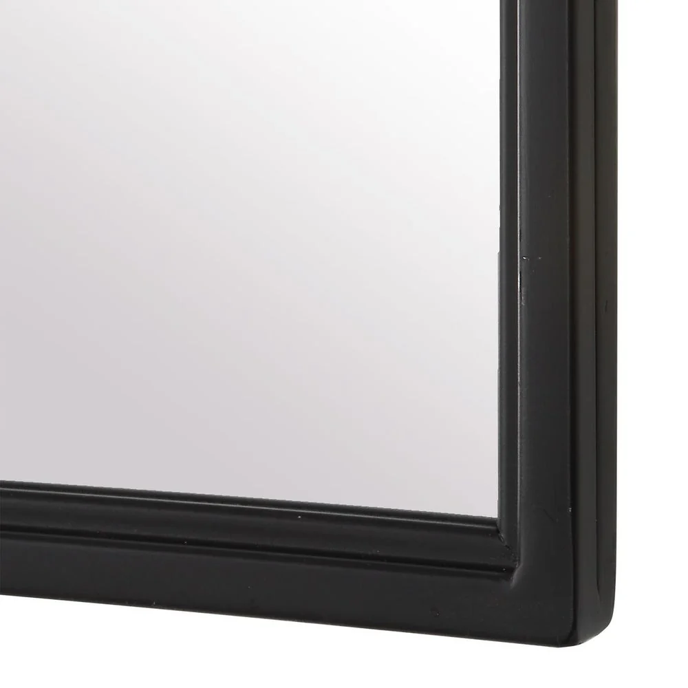 Casa Bella Living Simple Matte Black Arch Mirror - Image 8