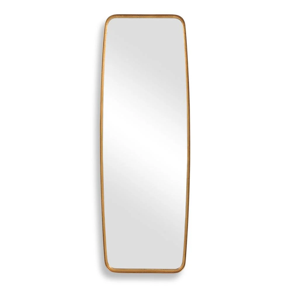 Casa Bella Living Tall Gold Leaf Mirror With Rounded Corners - Image 5