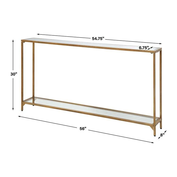 Casa Bella Living Modern Iron Console Table - Image 6