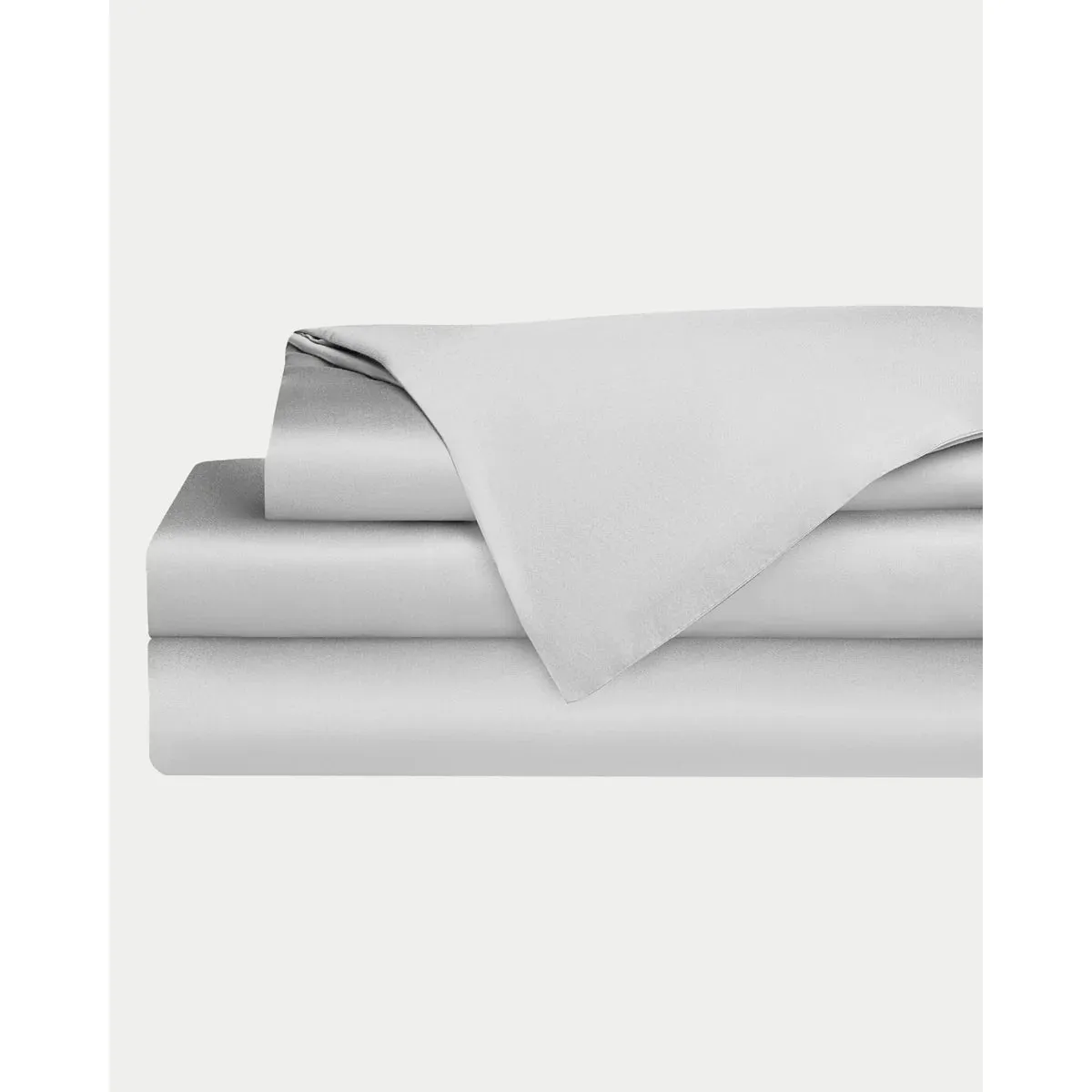 Cozy Earth Light Grey Bamboo Sheet Set Available in Queen and King Sizes - Image 5