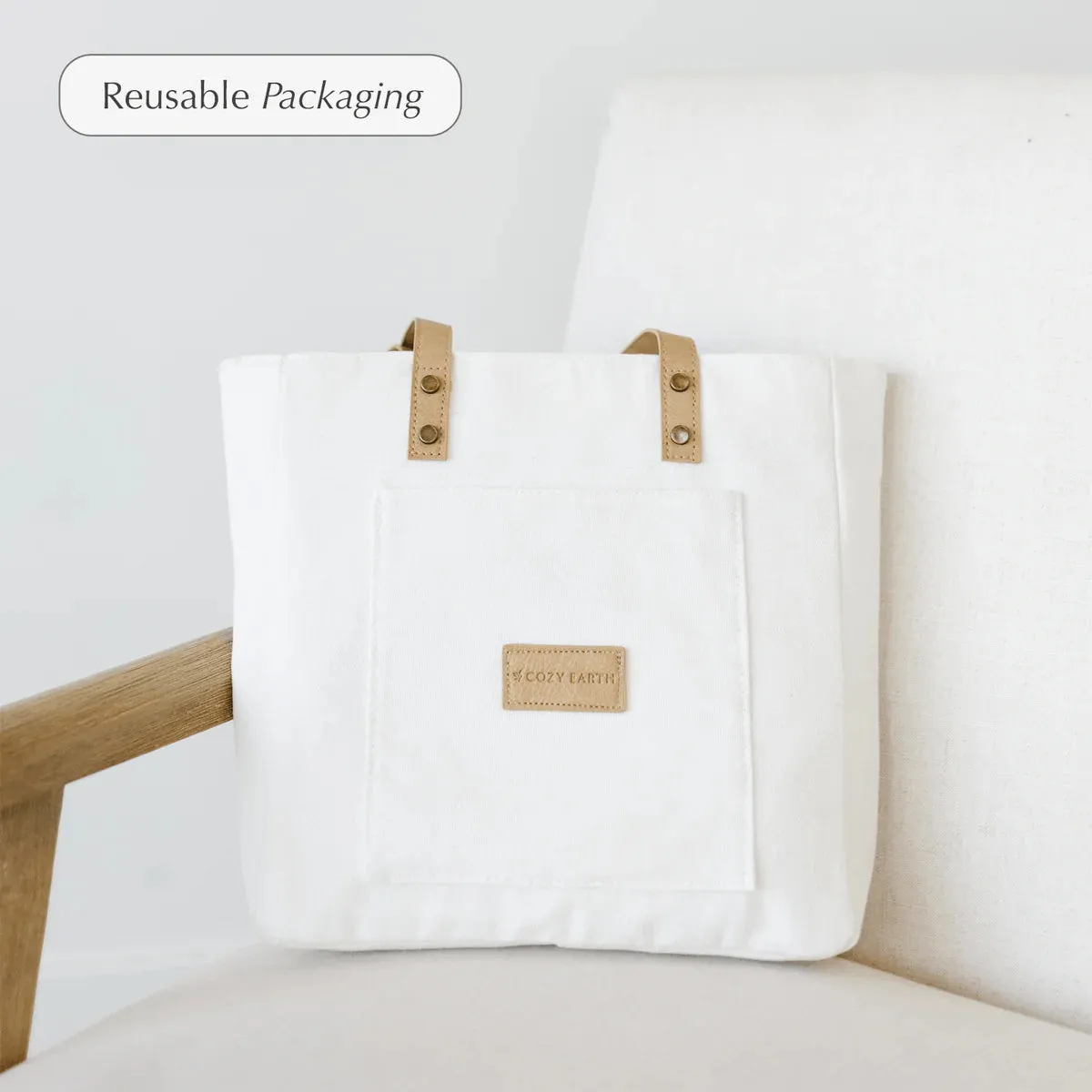 Cozy Earth Charcoal Bamboo Sheet Set Available in Queen and King Sizes - Image 4