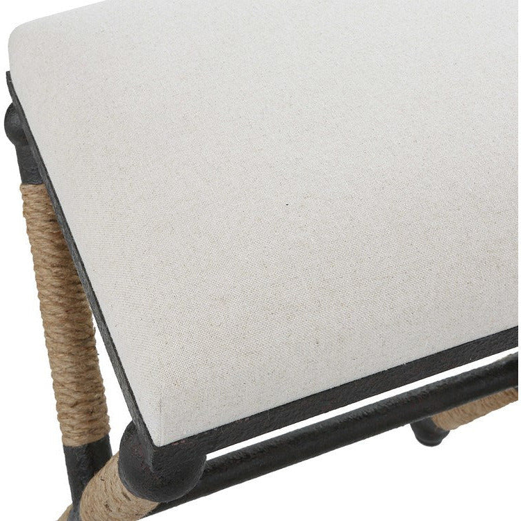 Uttermost Firth Oatmeal Performance Fabric Counter Stool - Image 7