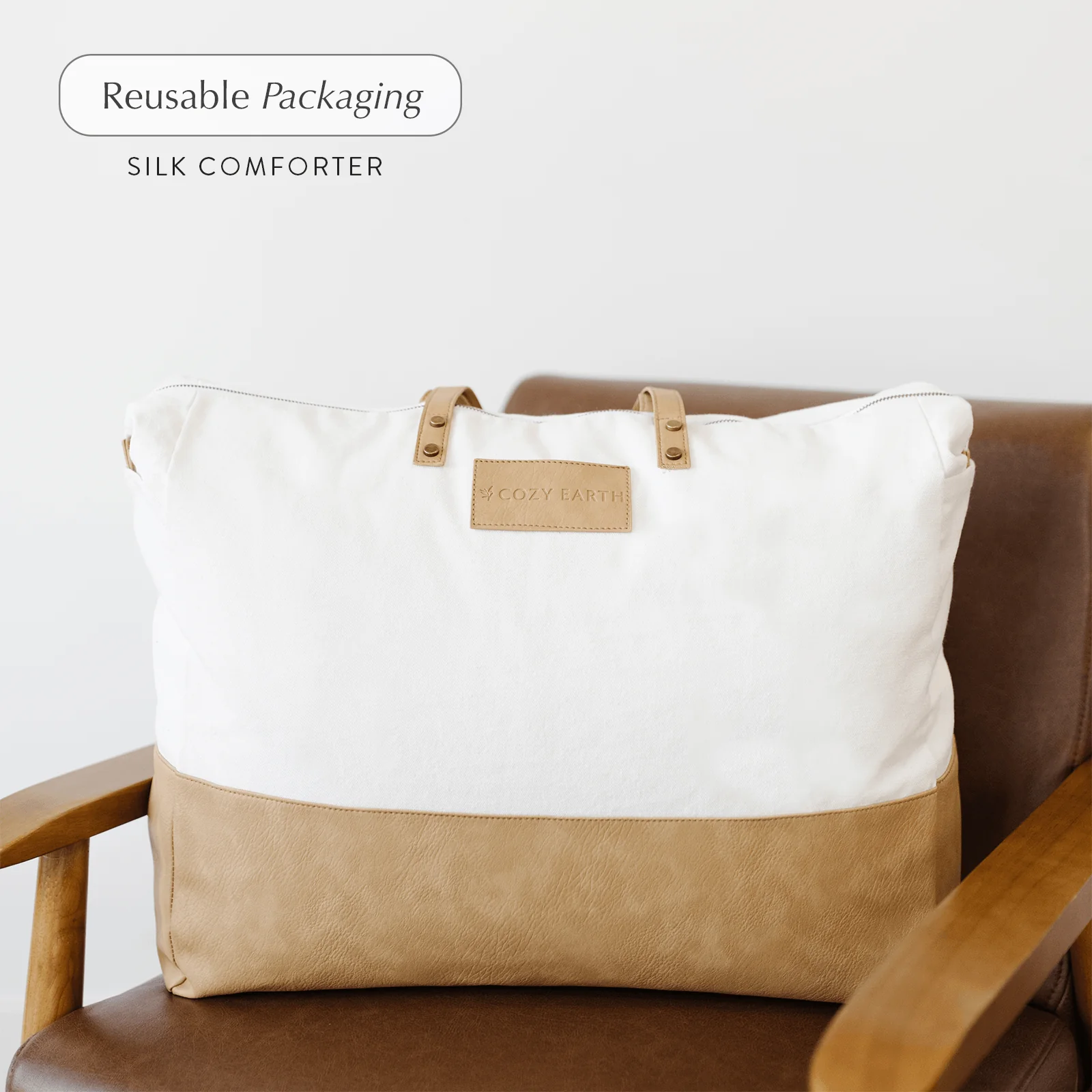 Cozy Earth Comforters Choose From Silk or Bamboo Fill Available In Queen and King Sizes - Image 8