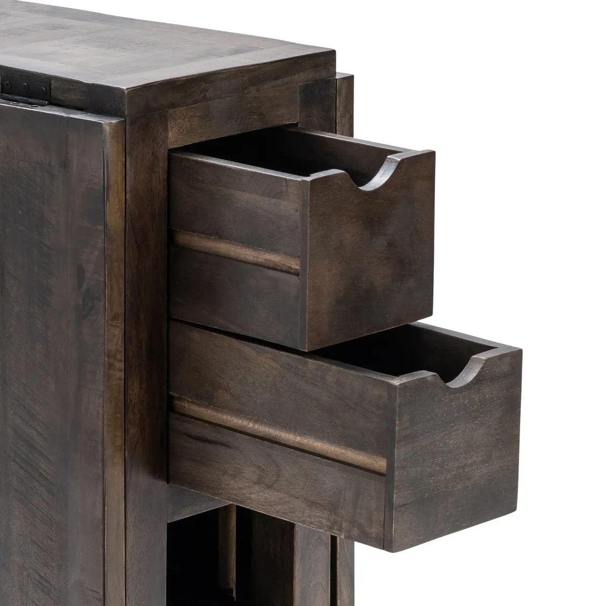 Crestview Collection Barnwell Dark- Brown Finish Wood Dining Table - Image 5