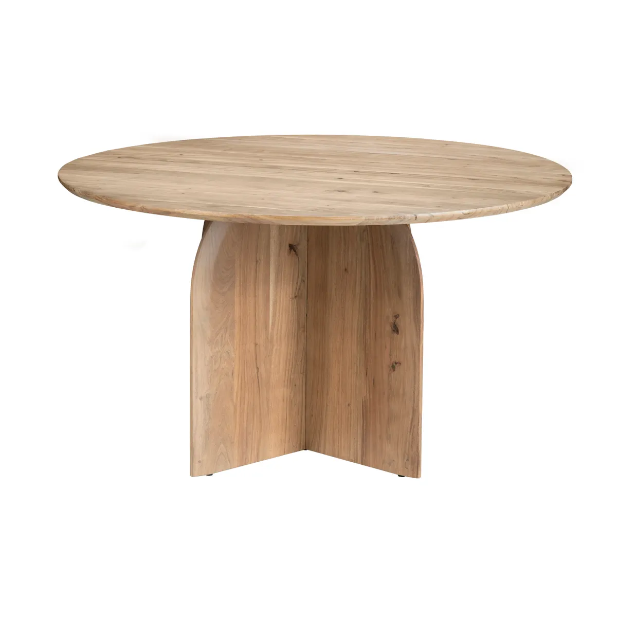 Crestview Collection Braxton Stained Natural Dining Table - Image 4