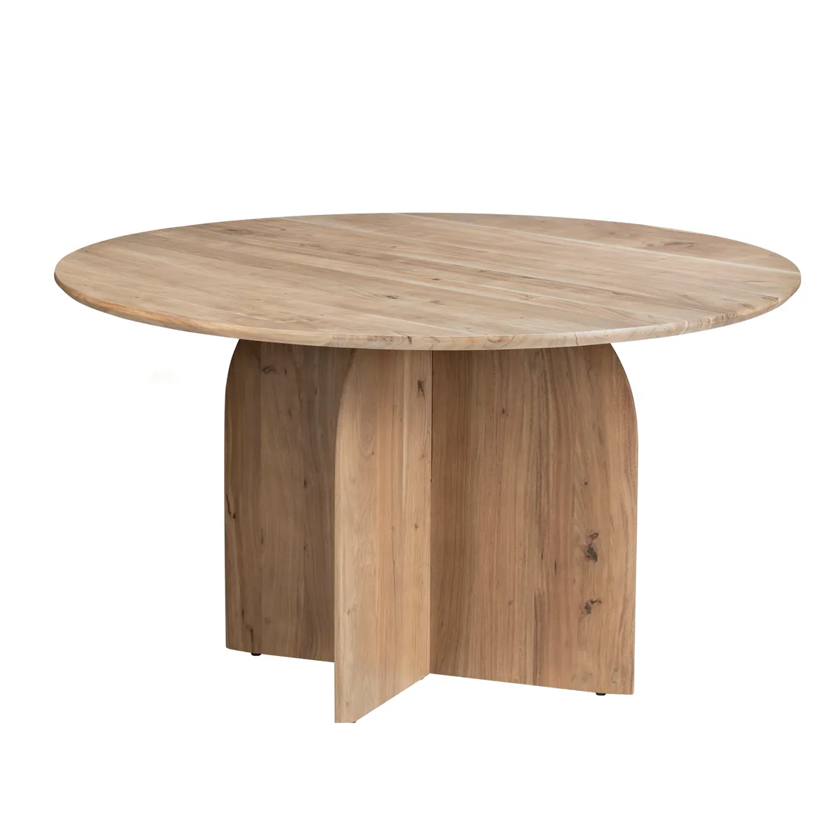 Crestview Collection Braxton Stained Natural Dining Table - Image 5