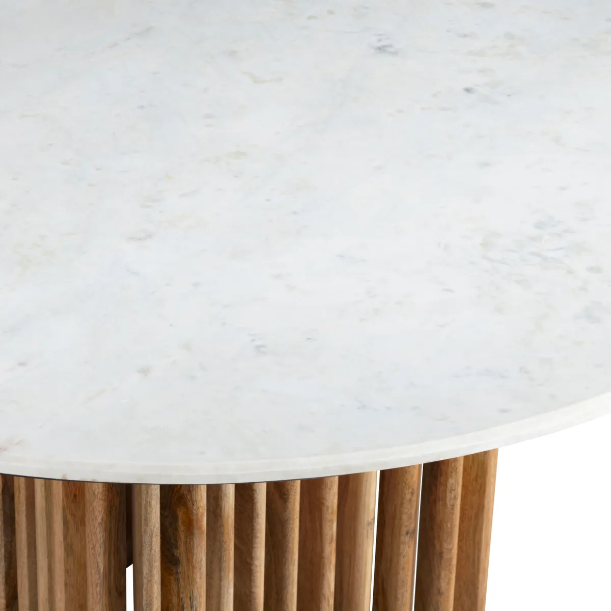 Crestview Collection Sullivan Round Marble Dining Table - Image 3