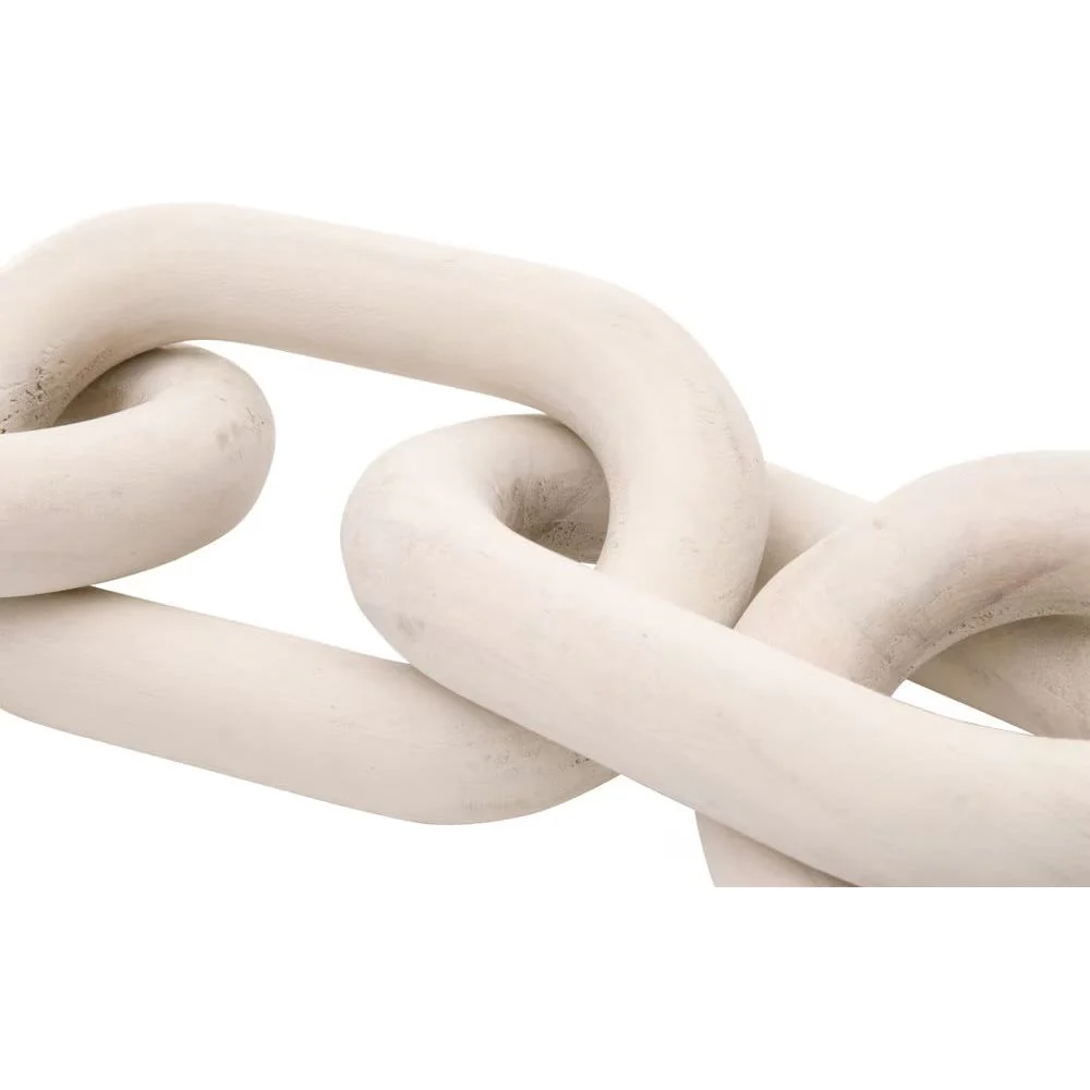 Essentials For Living Cinq Wood Link ~ White Wash Pine - Image 3