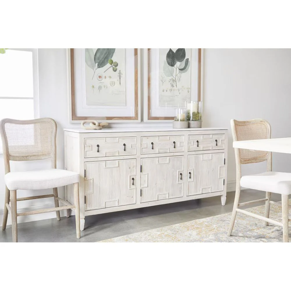 Essentials For Living Cinq Wood Link ~ White Wash Pine - Image 8