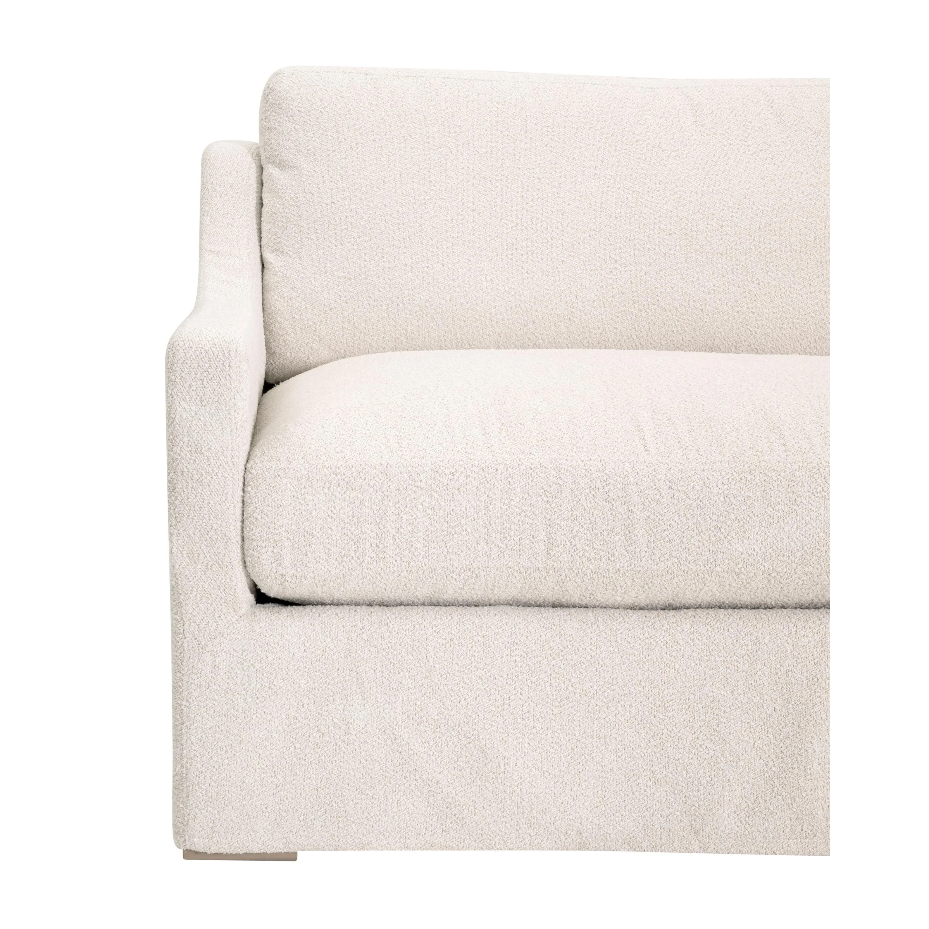 Essentials For Living Colin Outdoor 94” Slope Arm Slipcover Sofa ~ Performance Harborside Ivory, Desert Accoya - Image 5