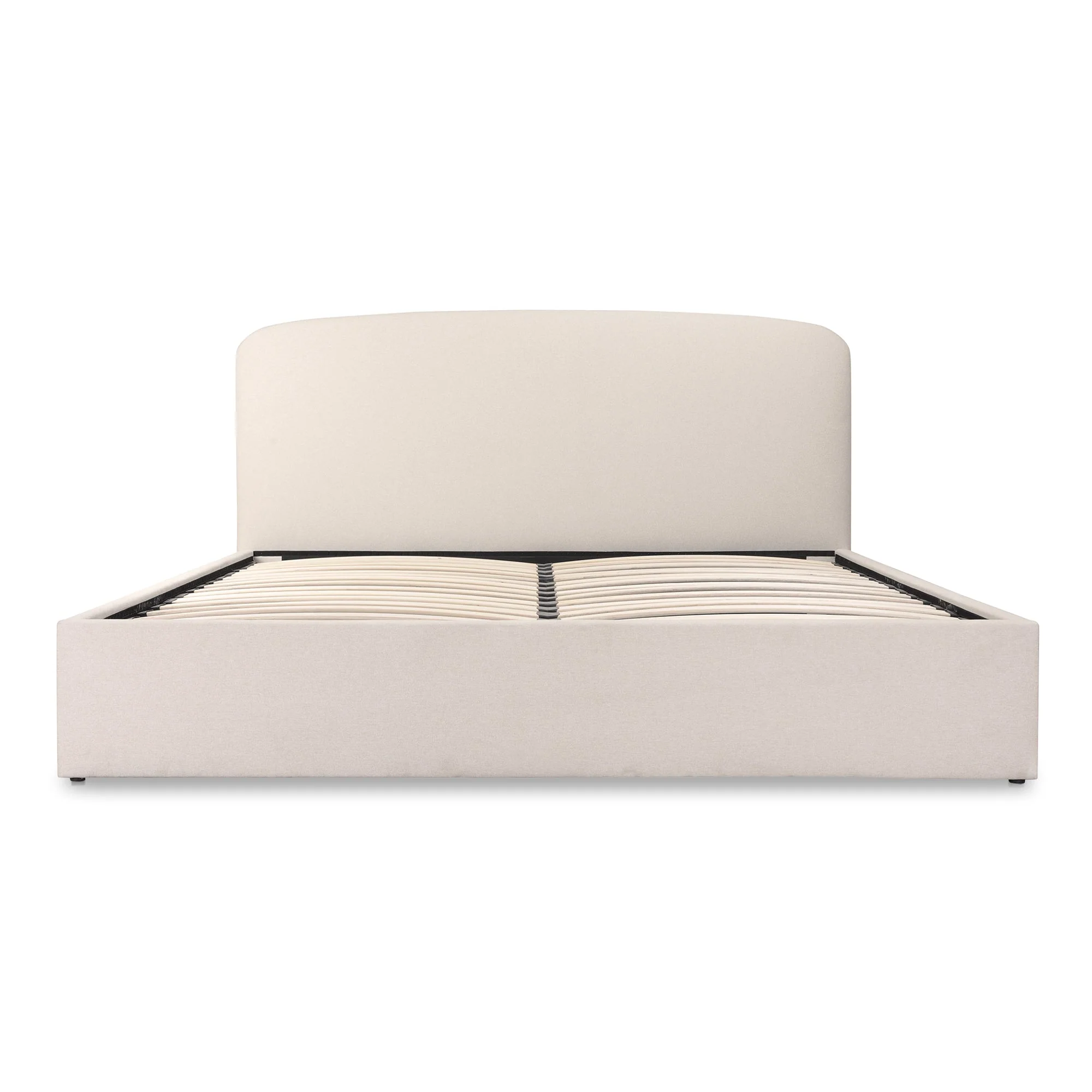 Moe's Home Collection Cream Joan King Bed With Storage - Image 14