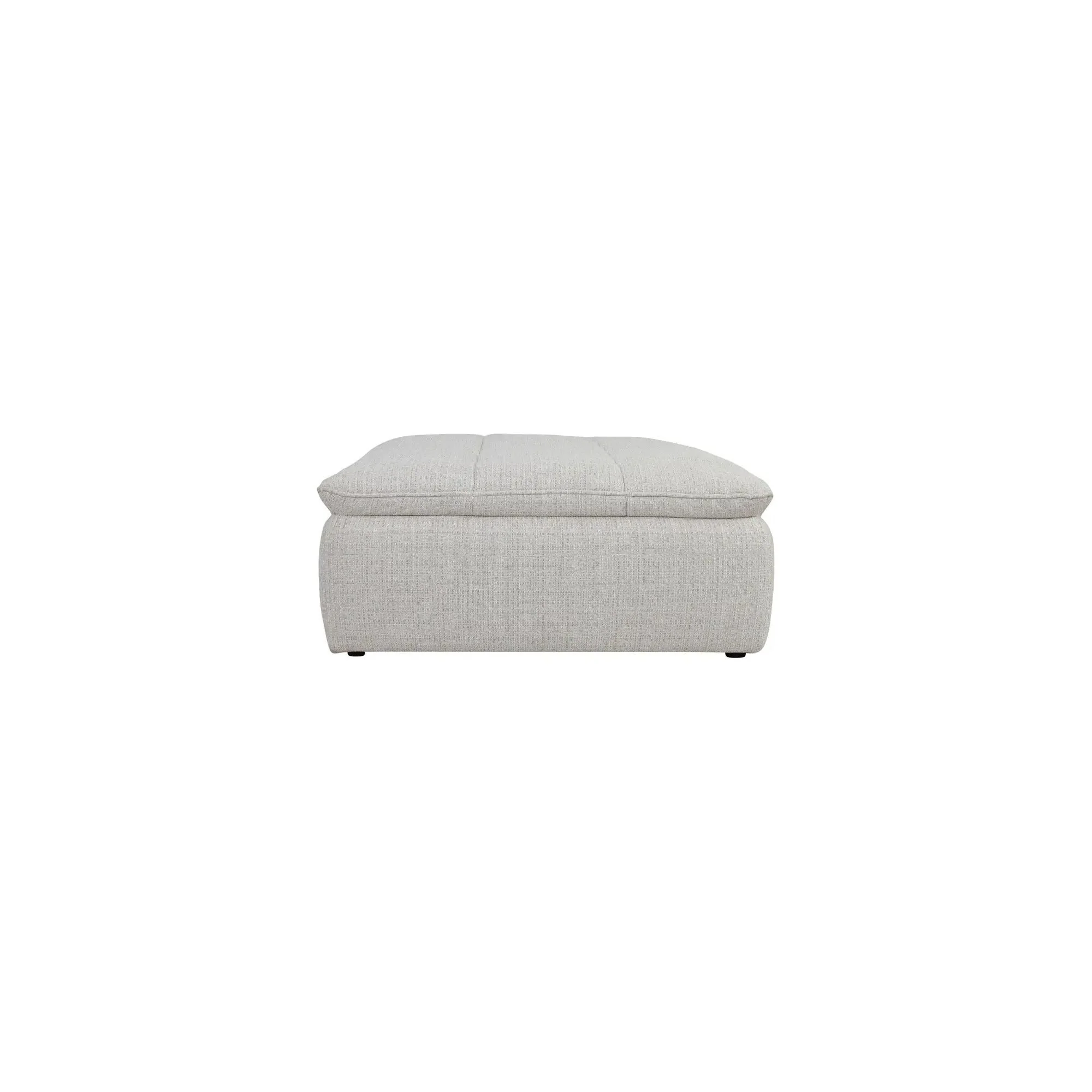 Moe’s Home Collection Lino Textured Oat Modular Ottoman - Image 6