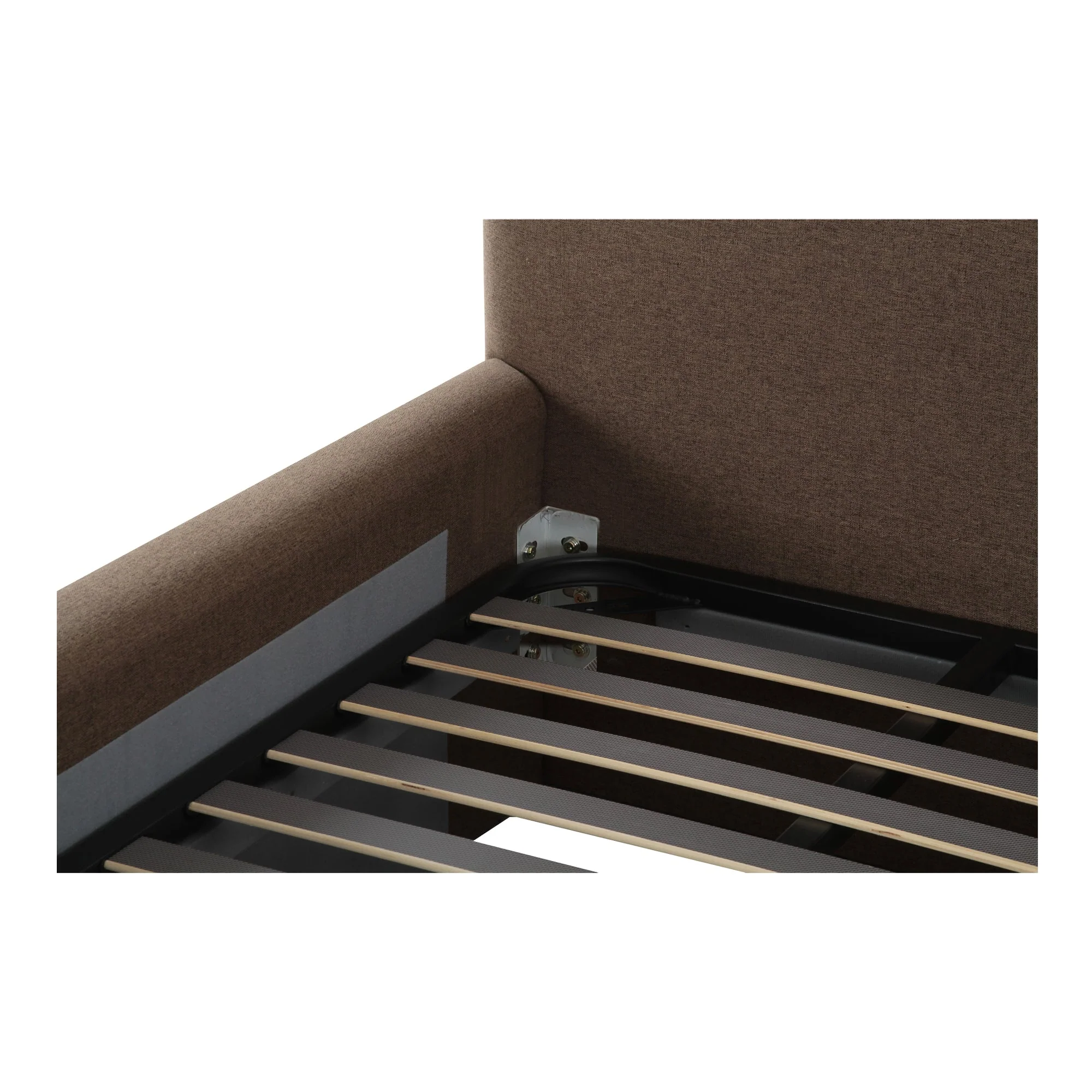 Moe's Home Collection Maren Brown Upholstered King Size Bed - Image 10