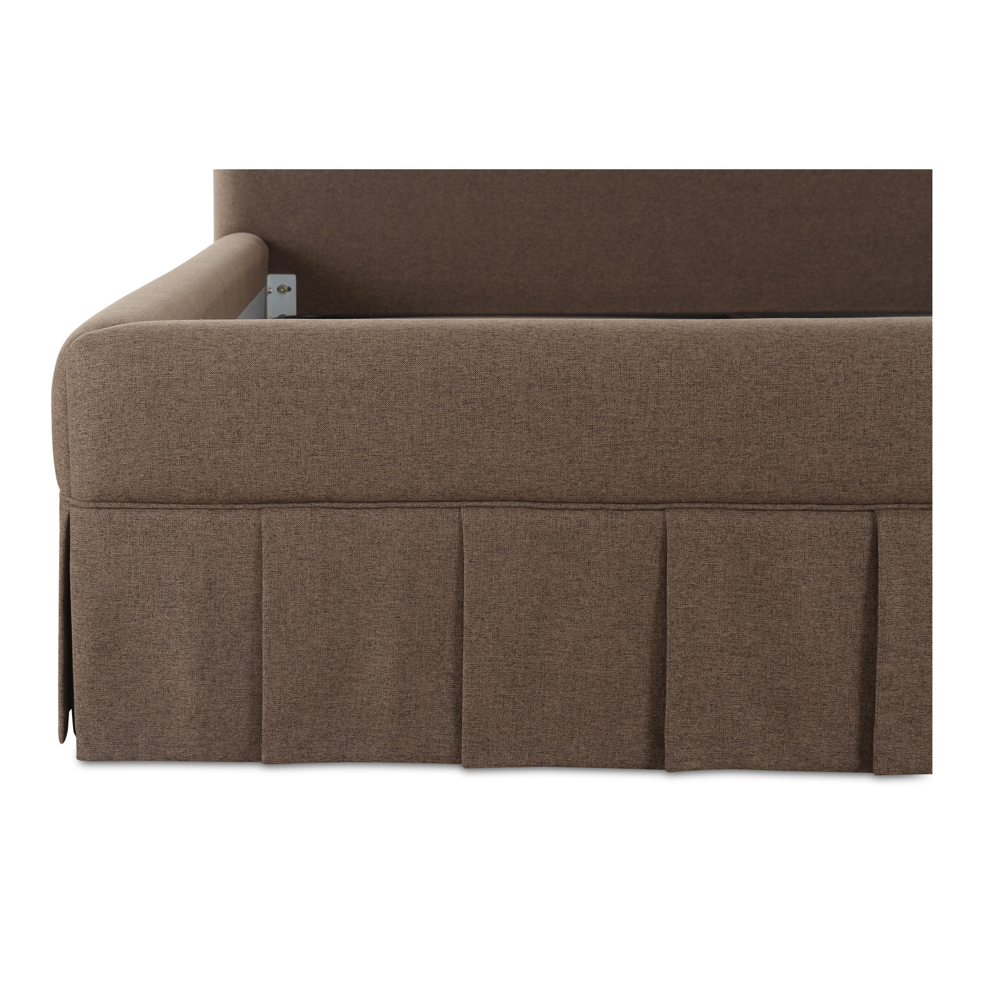 Moe's Home Collection Maren Brown Upholstered King Size Bed - Image 11