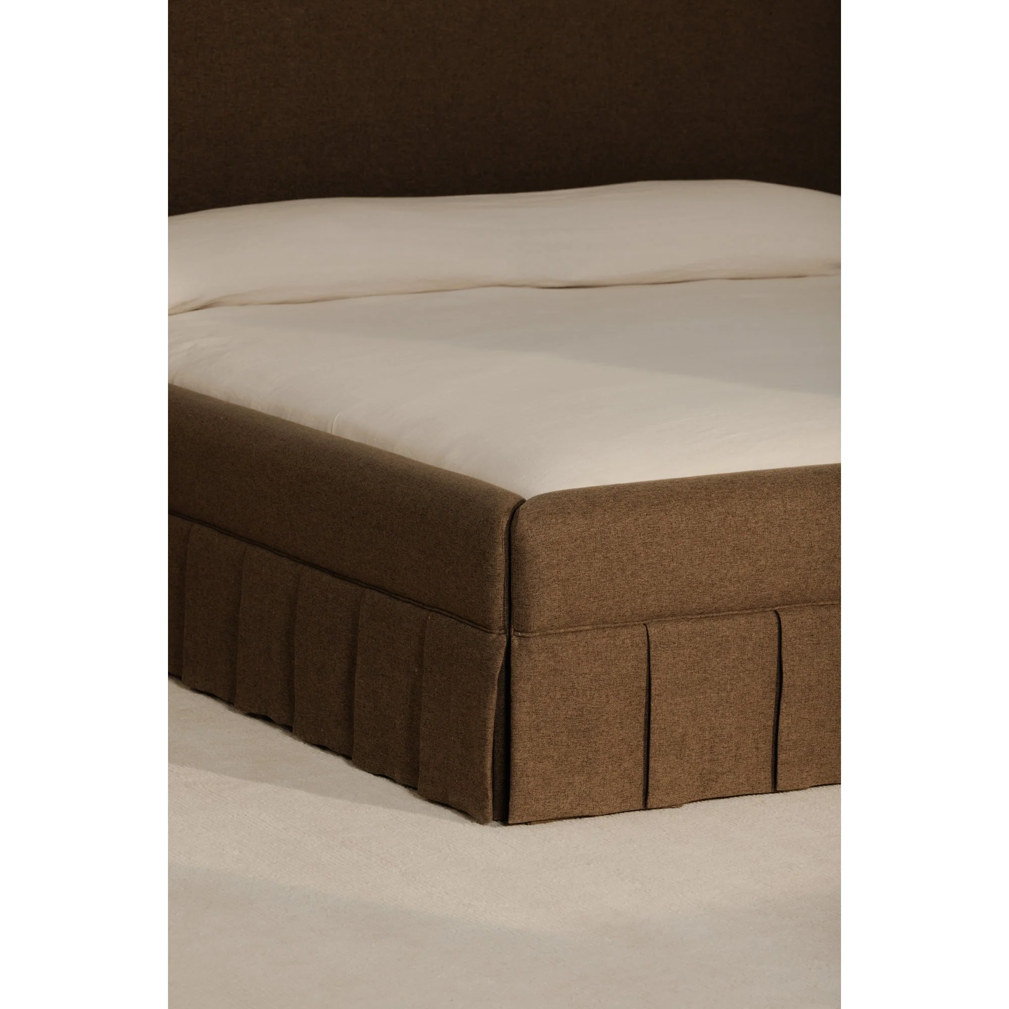 Moe's Home Collection Maren Brown Upholstered King Size Bed - Image 12