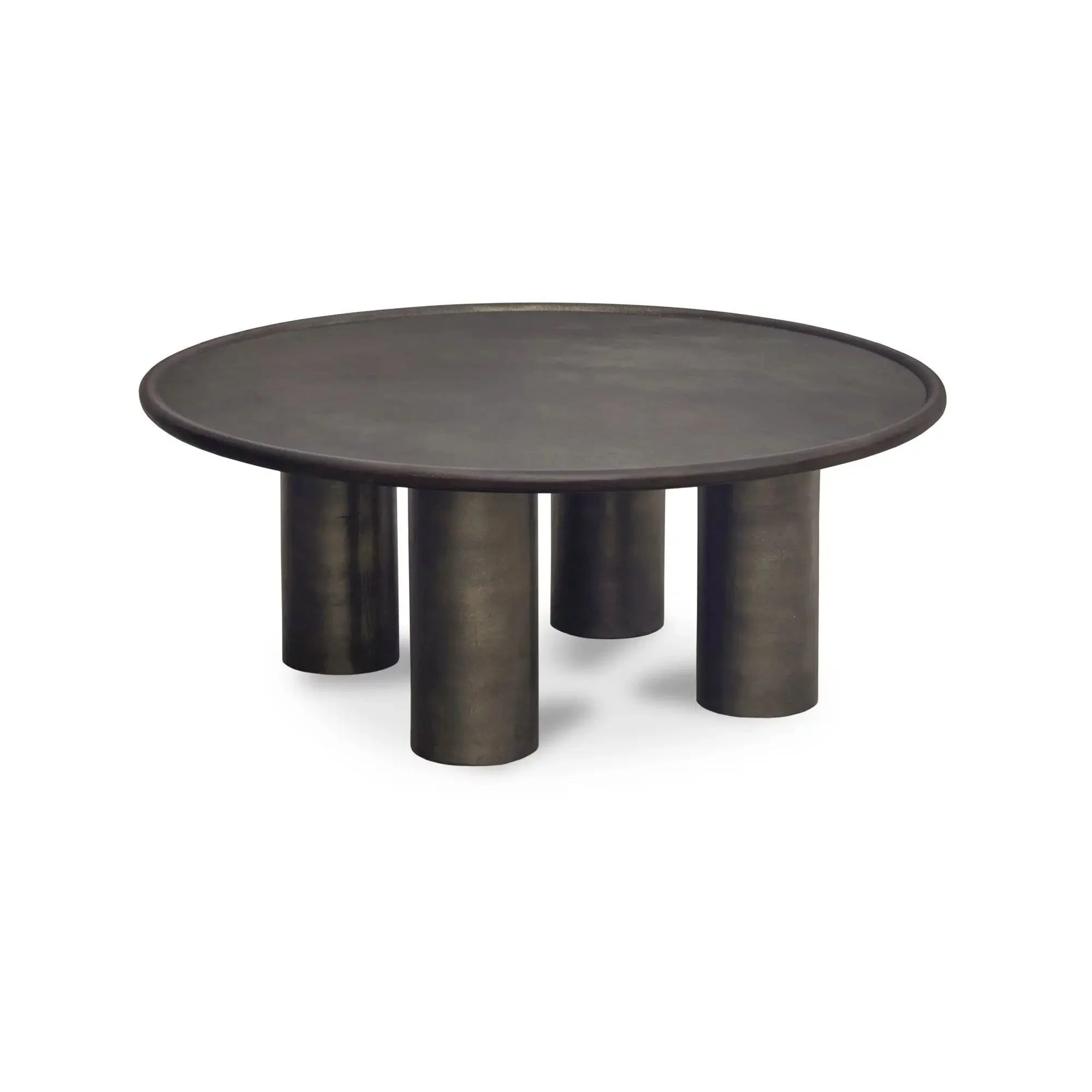 Moe's Home Collection Deacon Deep Bronze Outdoor Coffee Table - Image 3