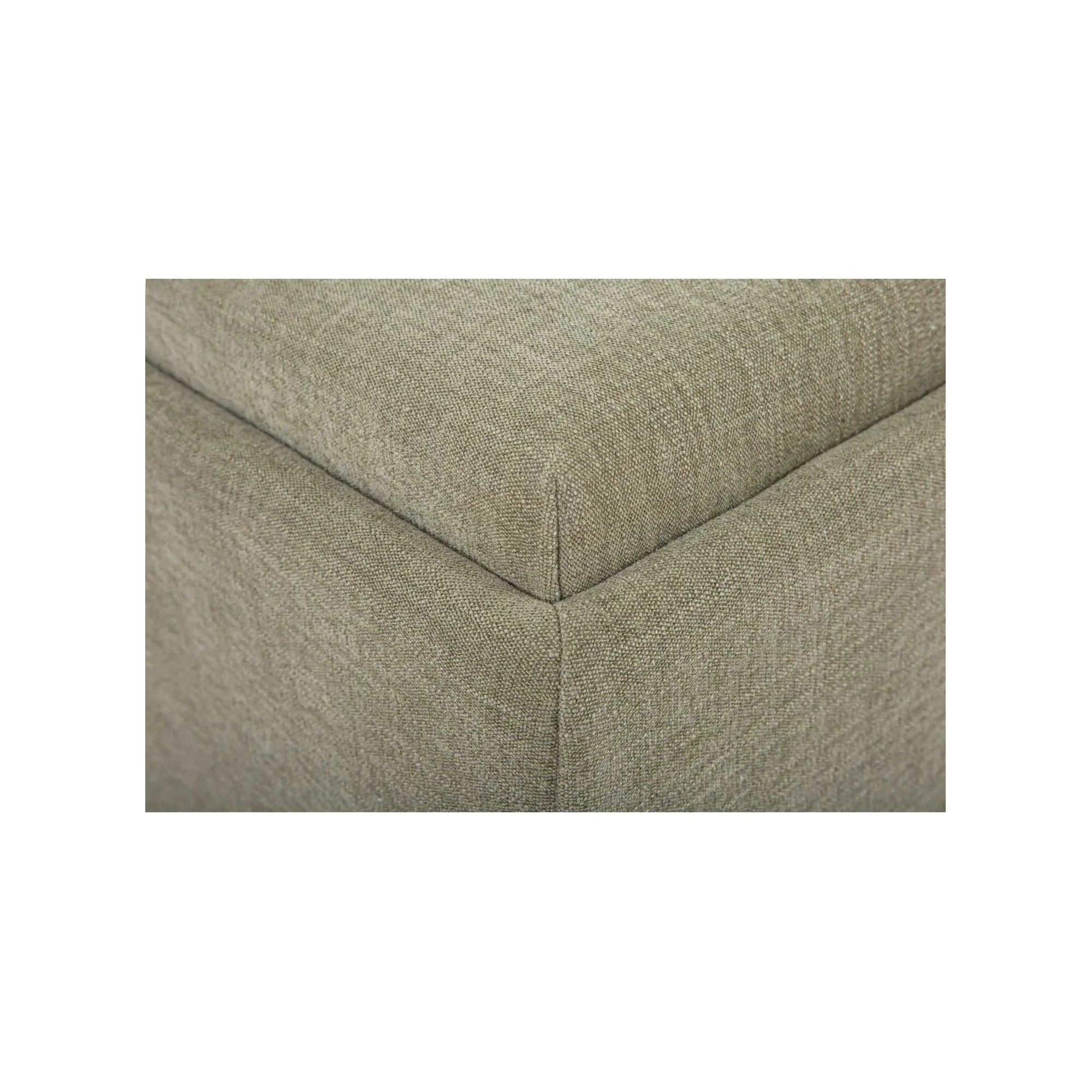 Moe’s Home Collection Montana Storage Washed Green Ottoman - Image 7