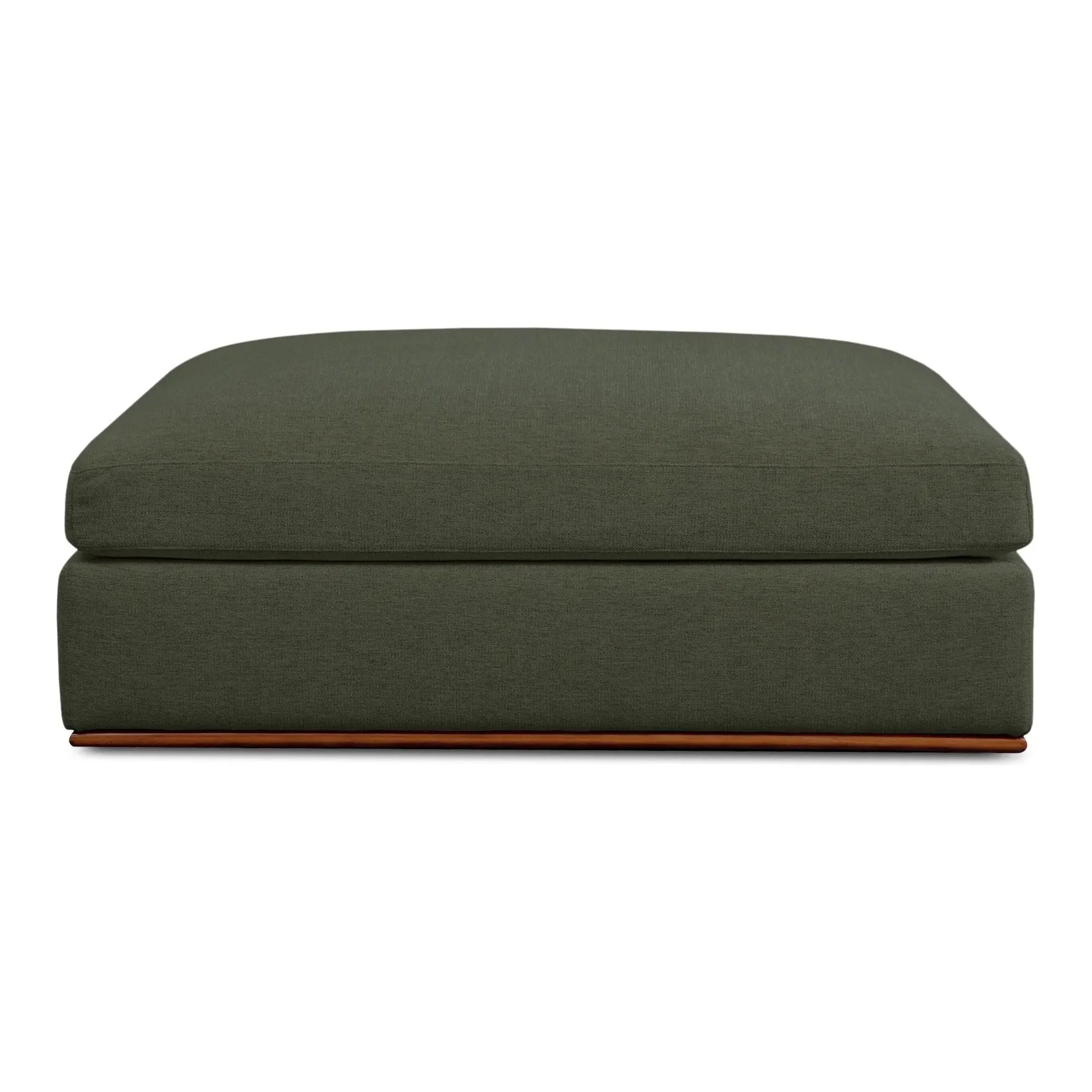 Moe’s Home Collection Rue Deep Green Ottoman - Image 7