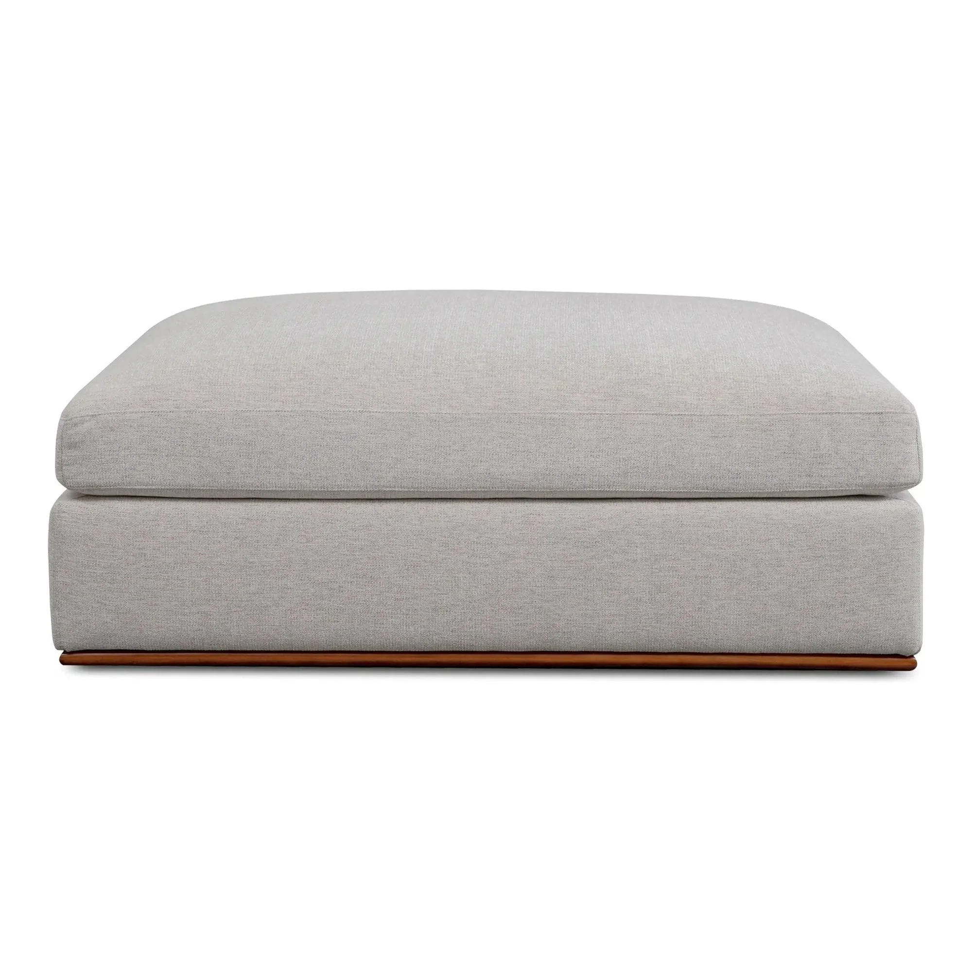 Moe’s Home Rue Flecked Grey Ottoman - Image 6