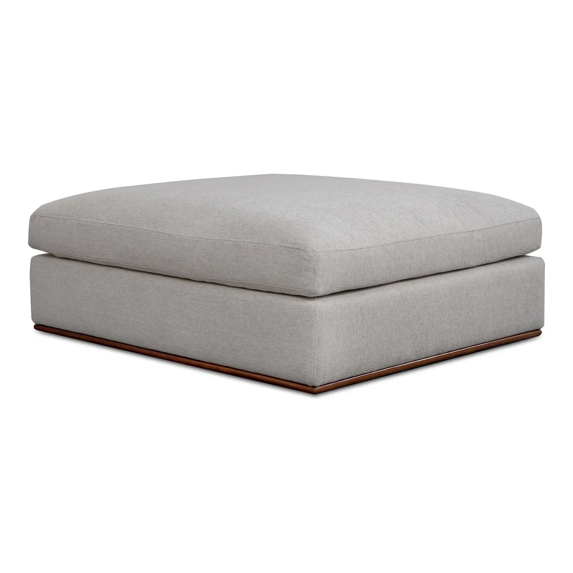 Moe’s Home Rue Flecked Grey Ottoman - Image 7