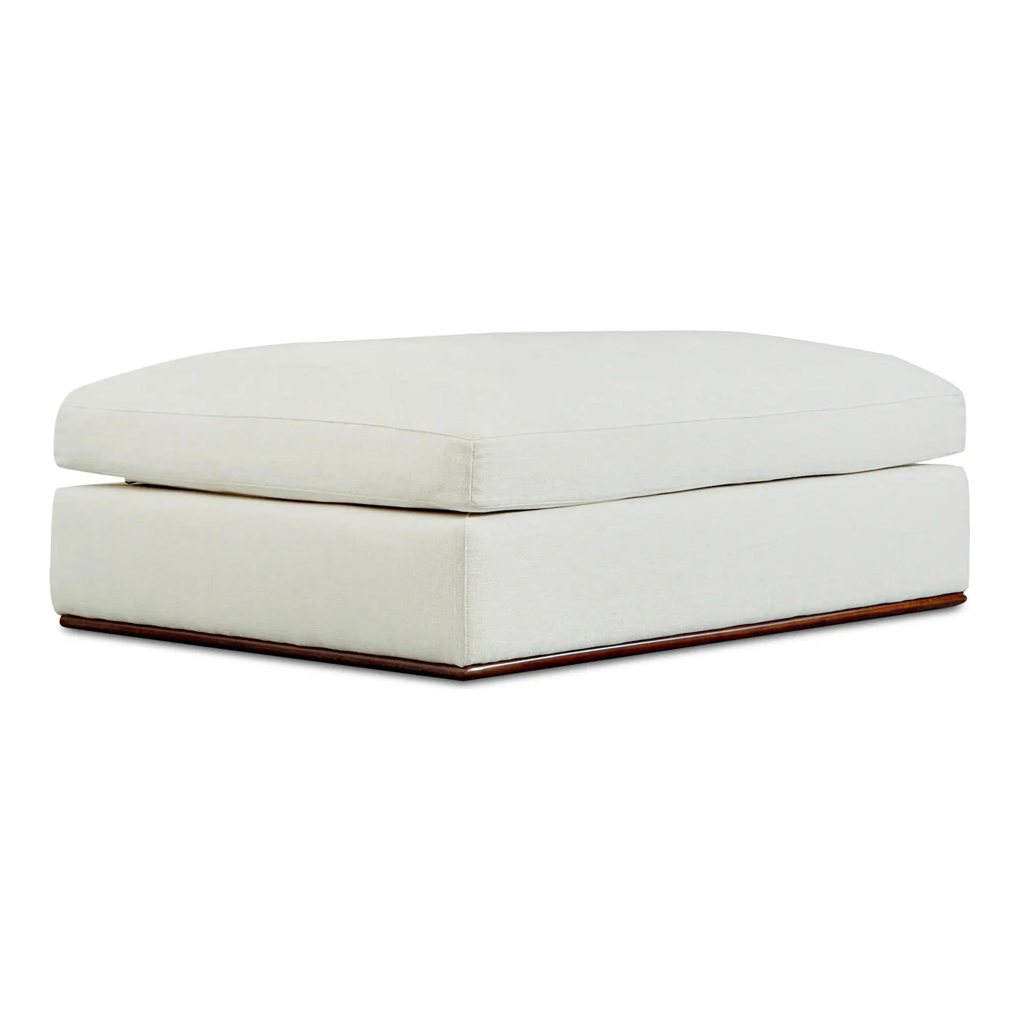 Moe’s Home Rue Off White Ottoman - Image 6