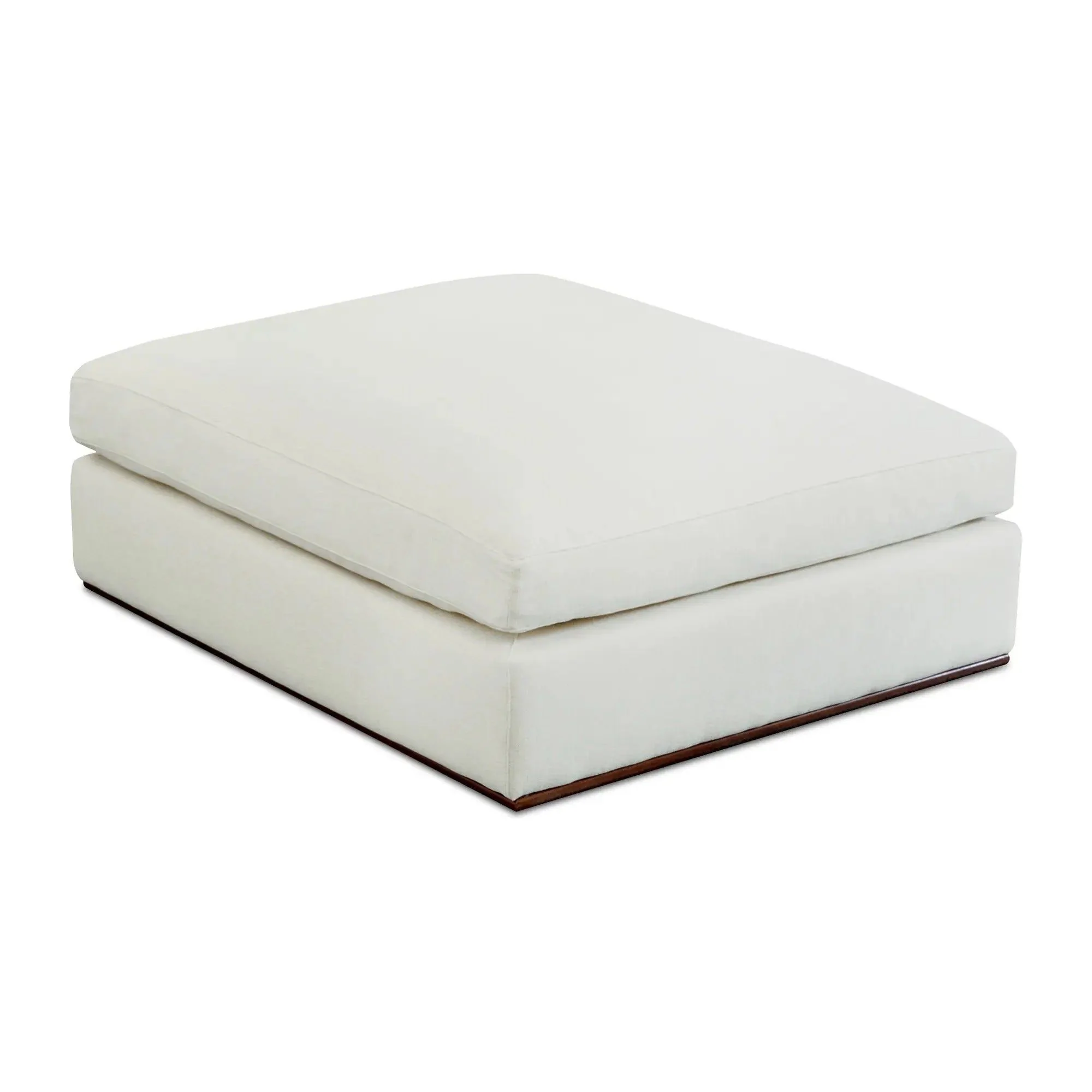Moe’s Home Rue Off White Ottoman - Image 7