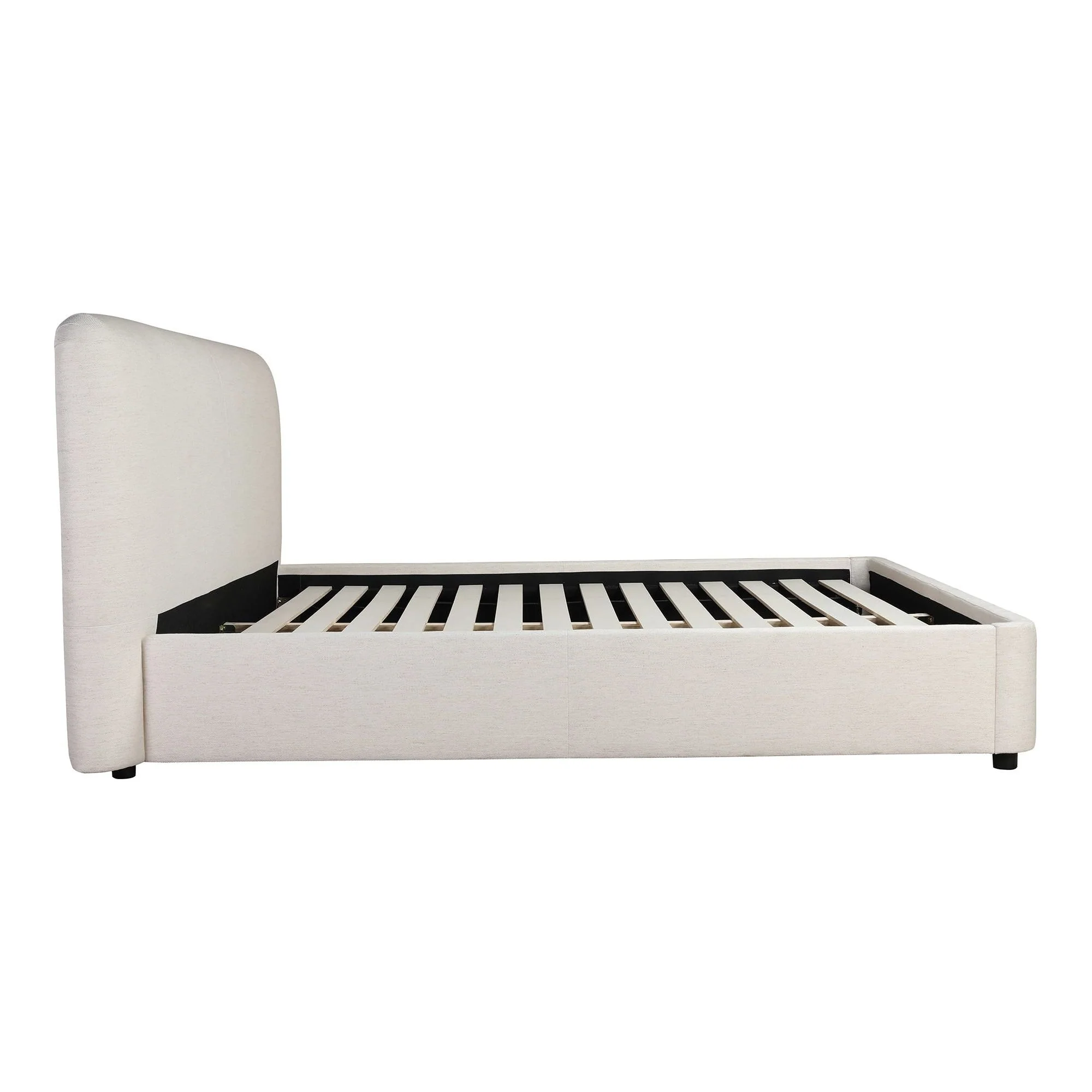 Moe's Home Collection Samara Cream Queen Bed - Image 5
