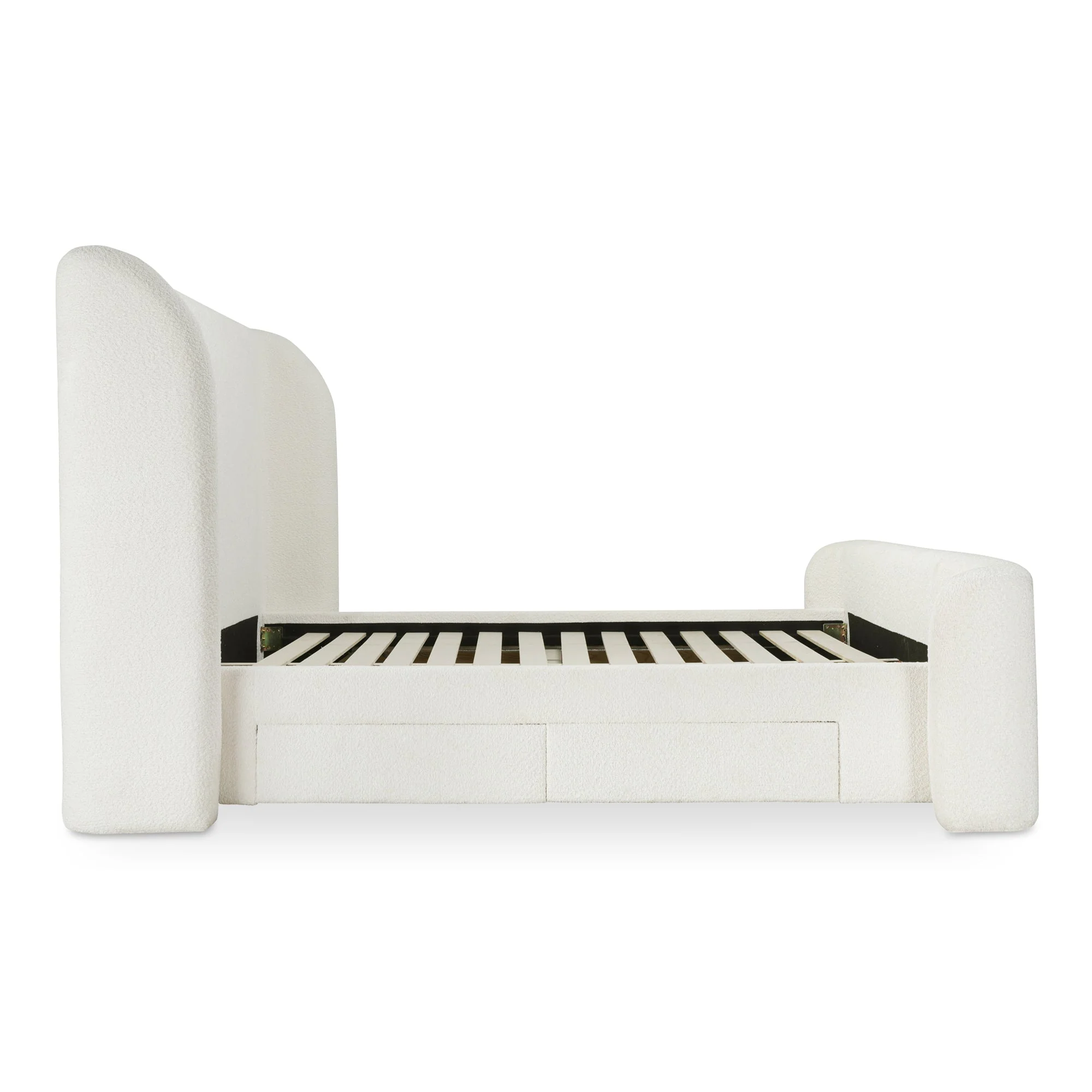 Moe's Home Collection Sophia Cream King Bed - Image 5