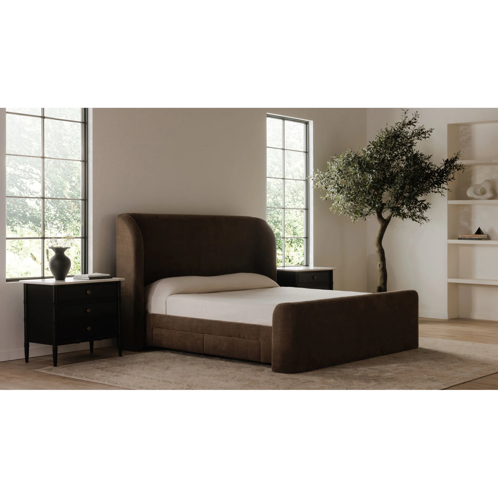 Moe's Home Collection Sophia Brown Queen Bed - Image 15