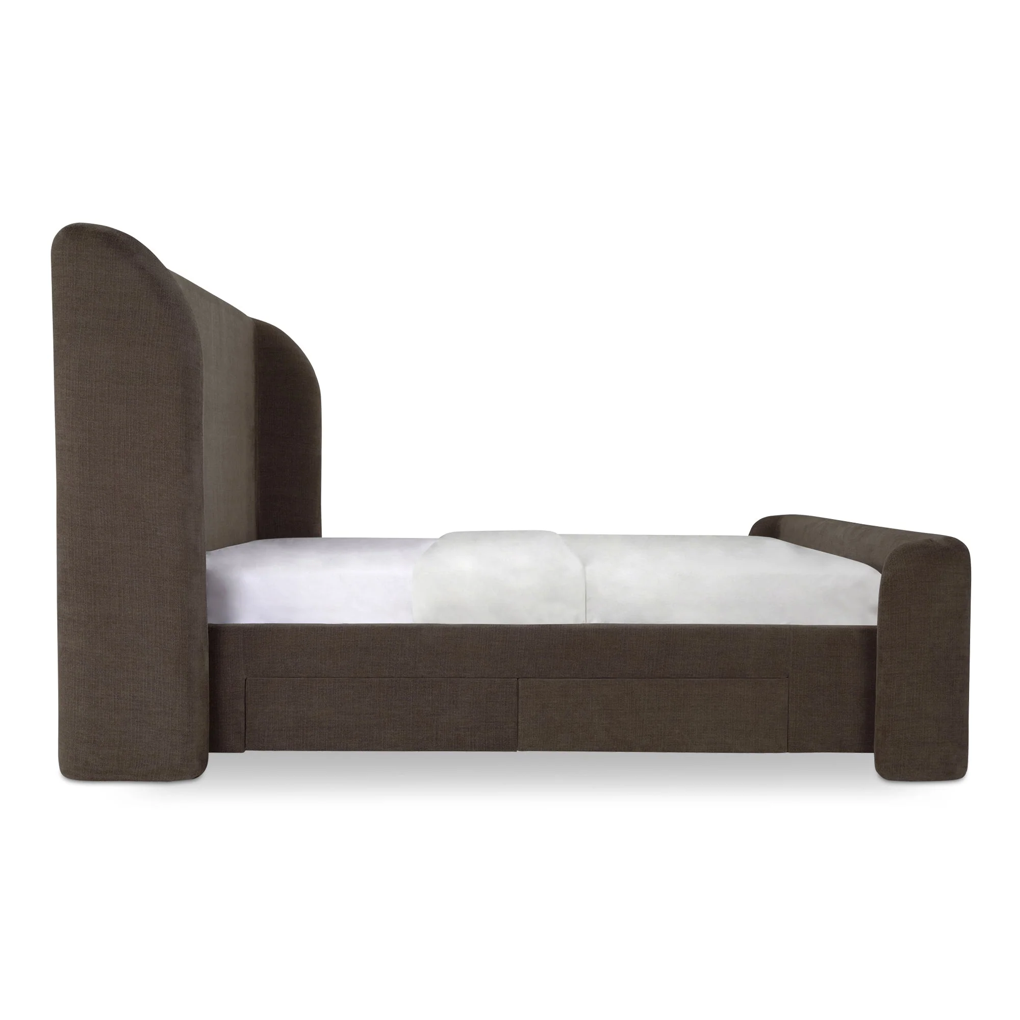 Moe's Home Collection Sophia Brown Queen Bed - Image 3