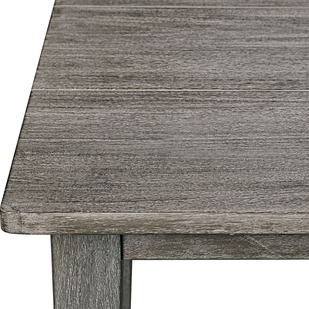 Uttermost Forsyth Weathered Dark Grey Mahogany Outdoor Dining Table - Image 8