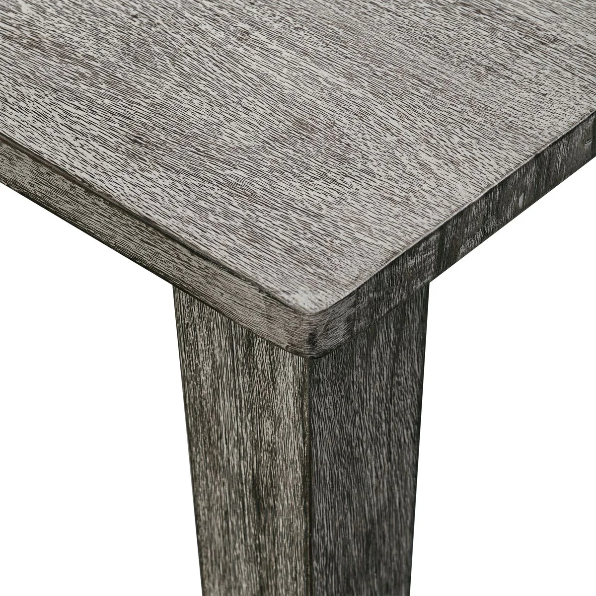 Uttermost Forsyth Weathered Dark Grey Mahogany Outdoor Dining Table - Image 9