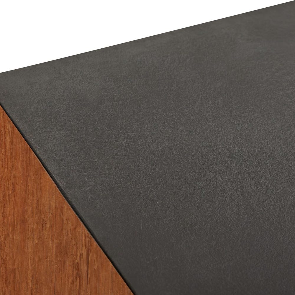 Uttermost Kelvin Sleek Concrete Tabletop Dining Table - Image 4