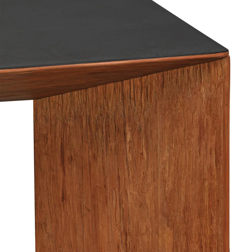 Uttermost Kelvin Sleek Concrete Tabletop Dining Table - Image 5