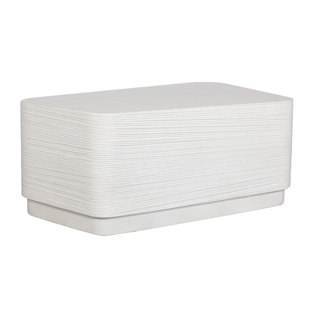 Uttermost Saltwater Concrete Coffee Table ~ Indoor And Outdoor Use - Image 4